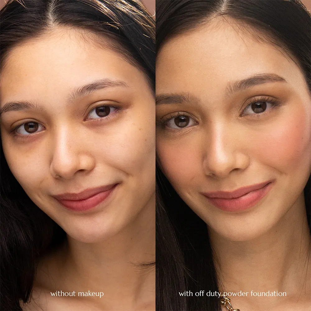 Happy Skin Off Duty Powder fond de teint poudre Skin mat