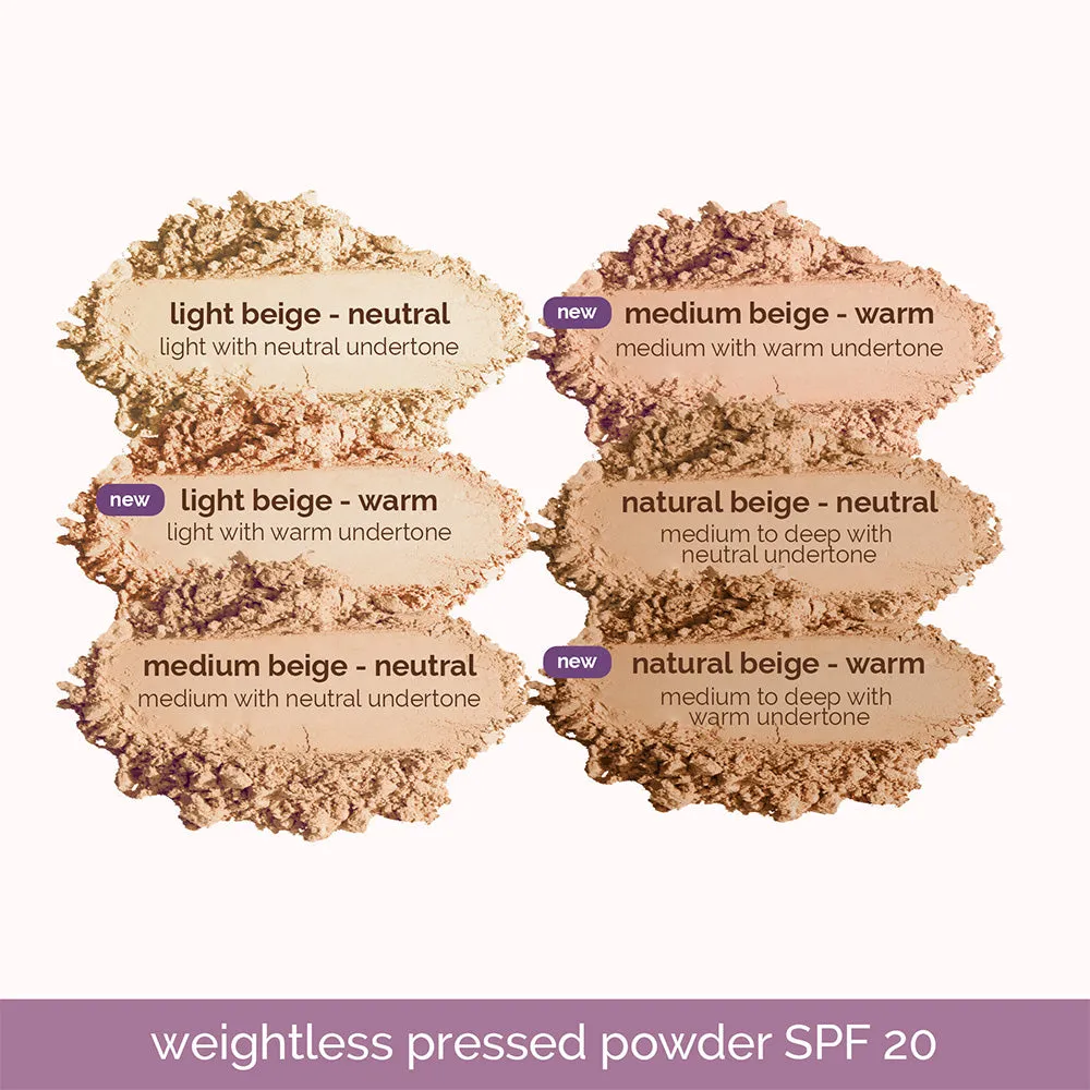 Happy Skin Weightless poudre compacte Light Beige Neutral SPF20
