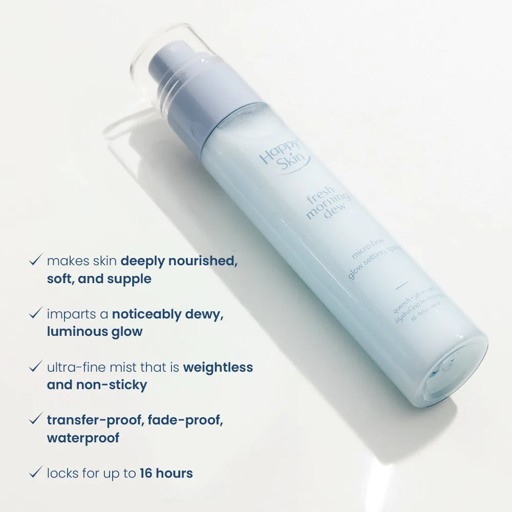 Happy Skin Fresh Morning Dew spray fixateur glow 16h