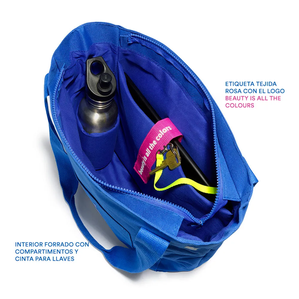 3INA 850 sac tote bag bleu électrique waterproof