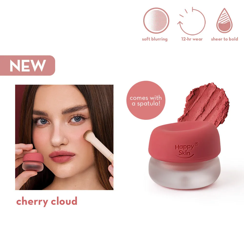 Happy Skin Mallow Pot fard lèvres joues Pink Marshmallow mat