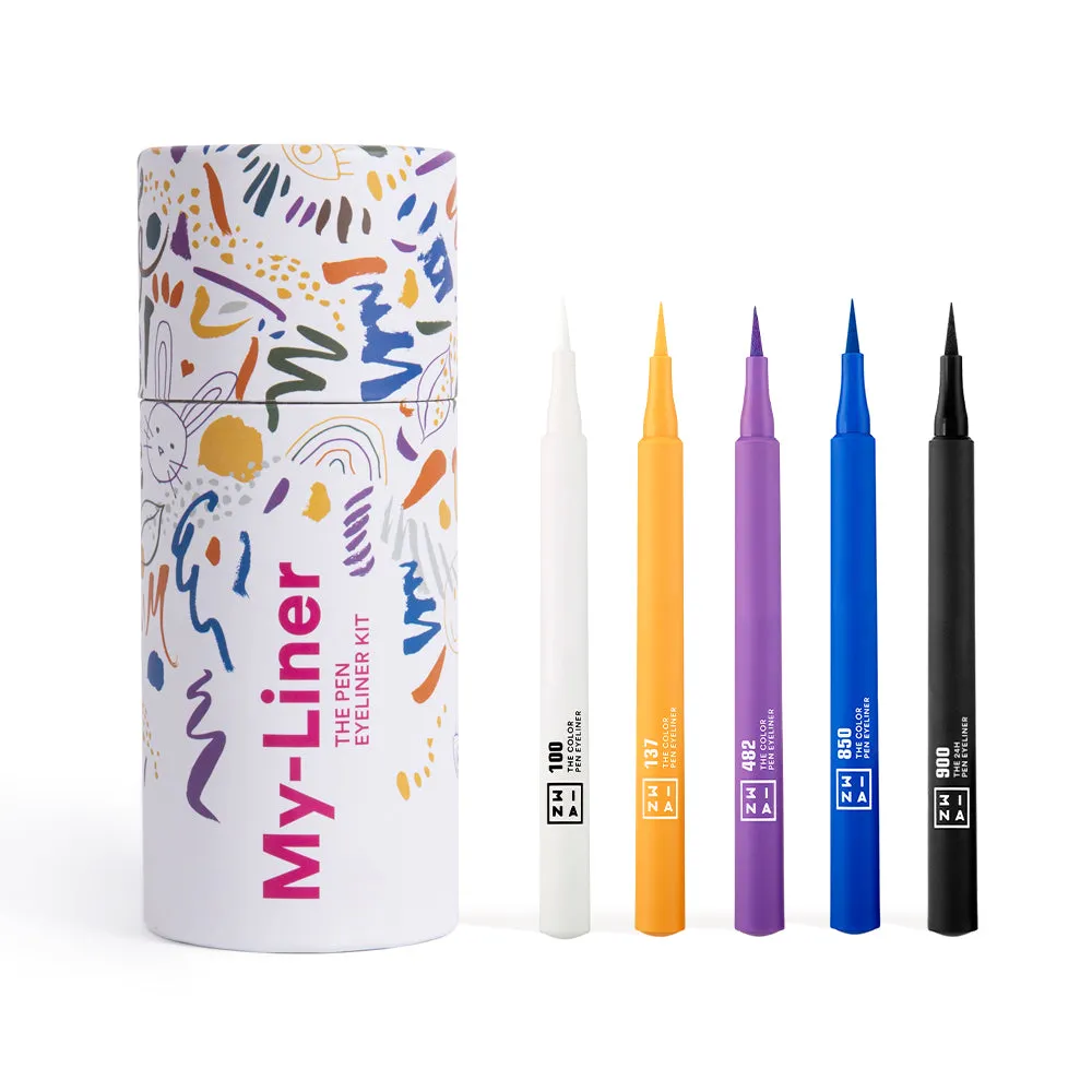 3INA My Liner kit eyeliners feutre 5 couleurs
