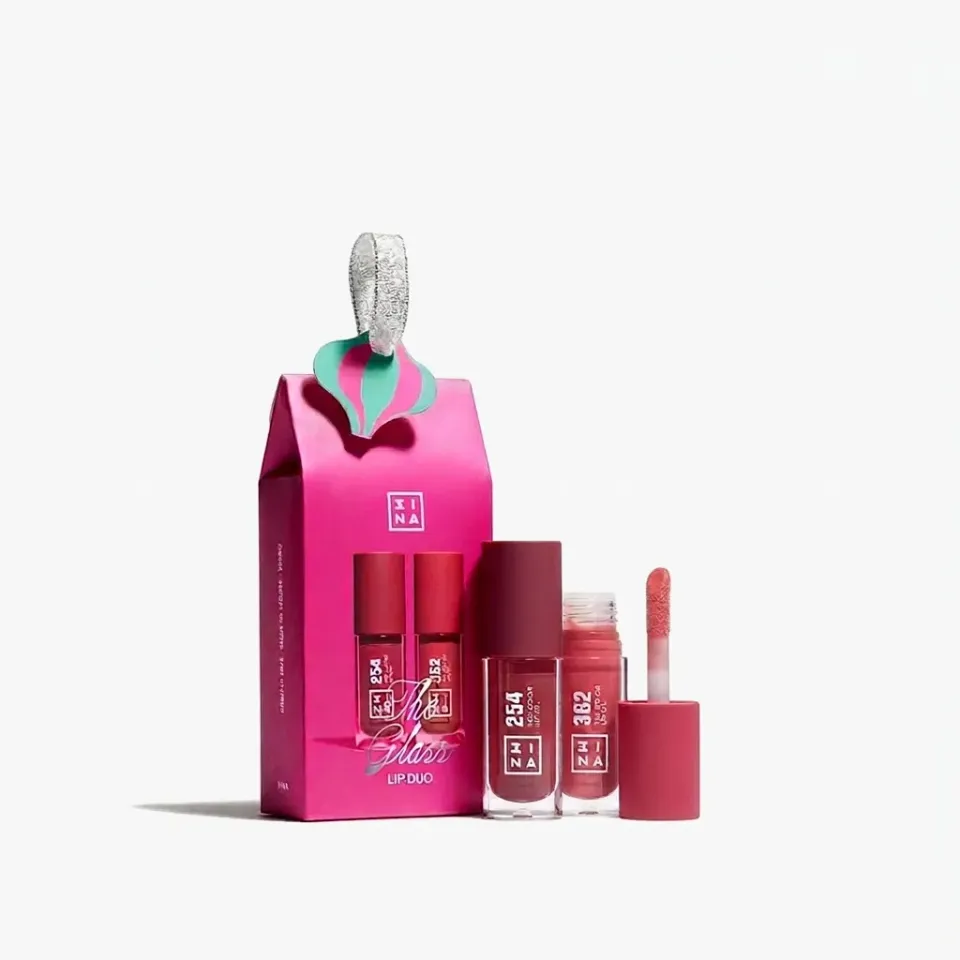 3INA The Glass Lip Duo huile levres 254 + 362 brillant