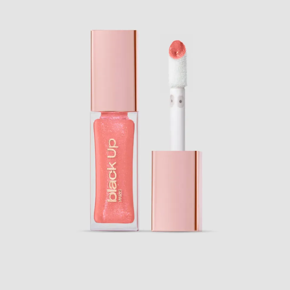 Black Up Glowry Gloss Blush 01 gloss lumineux