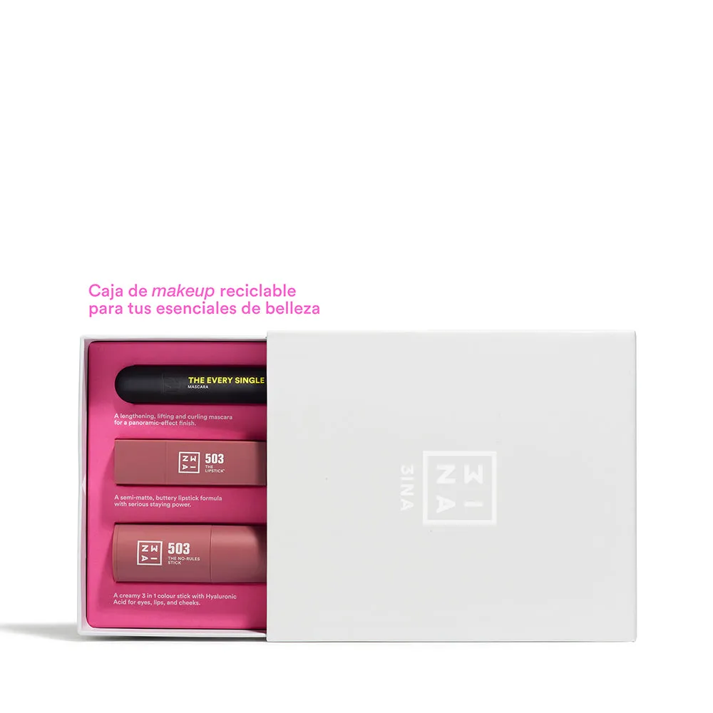 3INA The Ride or Die Kit maquillage nude rose 503