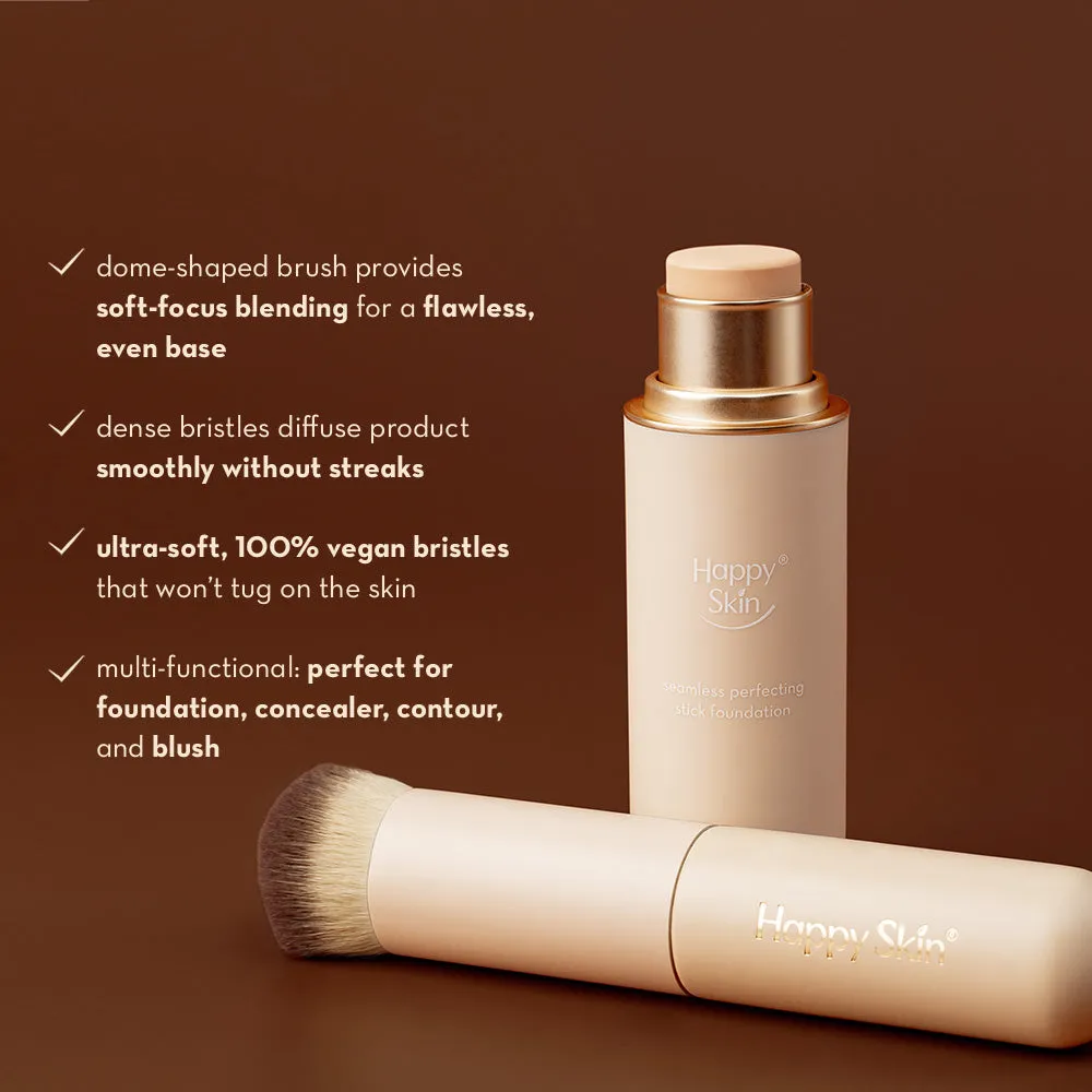 Happy Skin Seamless Blending Brush pinceau teint vegan