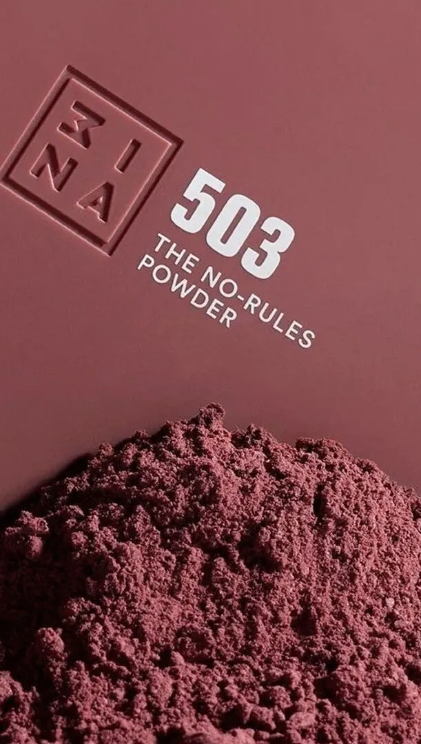 3INA The No-Rules Powder 210 Blush 3-en-1 sans talc