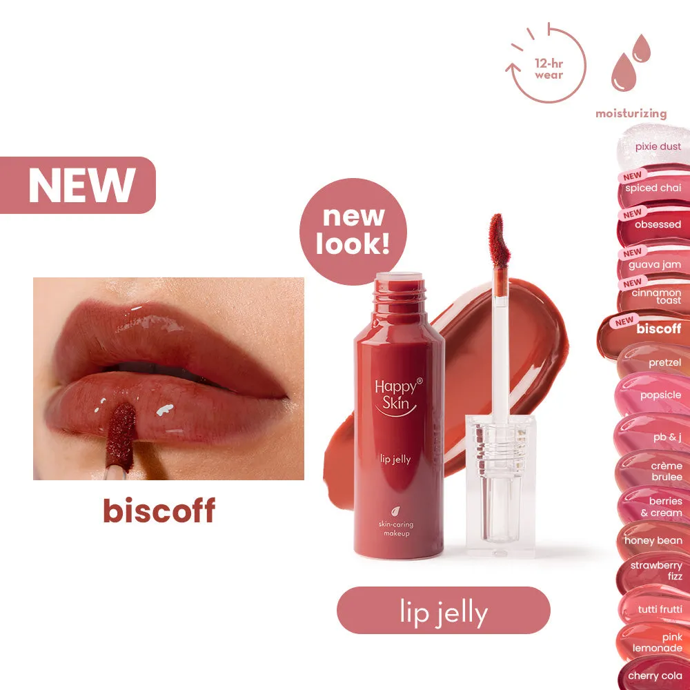 Happy Skin Lip Jelly encre lèvres teinte Biscoff hydratante