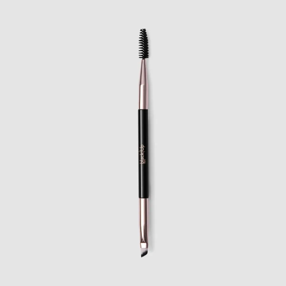Black Up Professional Double Ended Brush pinceau sourcils 2-en-1