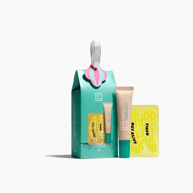 3INA The Afterparty Kit soin regard caféine