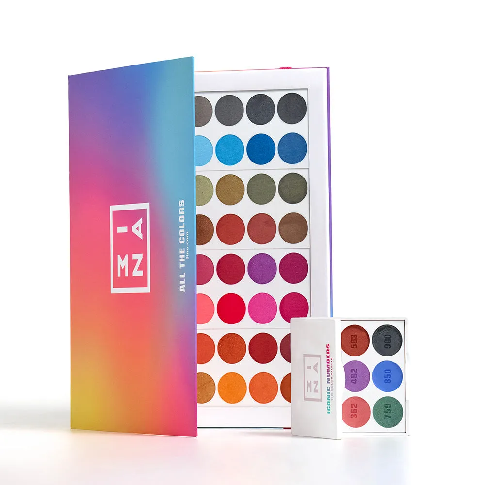3INA The Color Palette fards Iconic Numbers 9 teintes