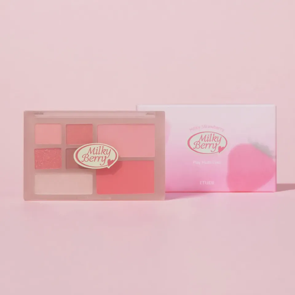 ETUDE Play Multi Eyes Palette 6,8g Milky Berry 7 fards