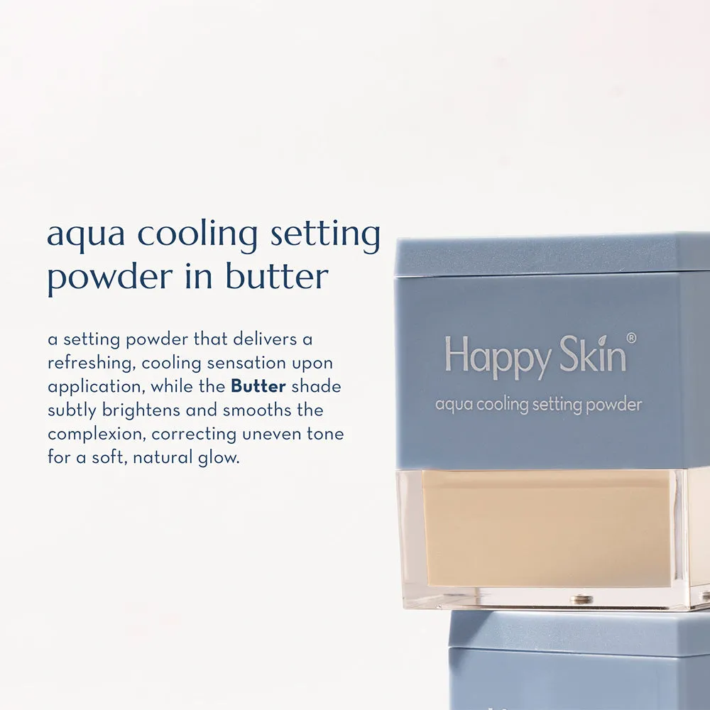 Happy Skin Dew Aqua poudre fixante fraîche semi-mate