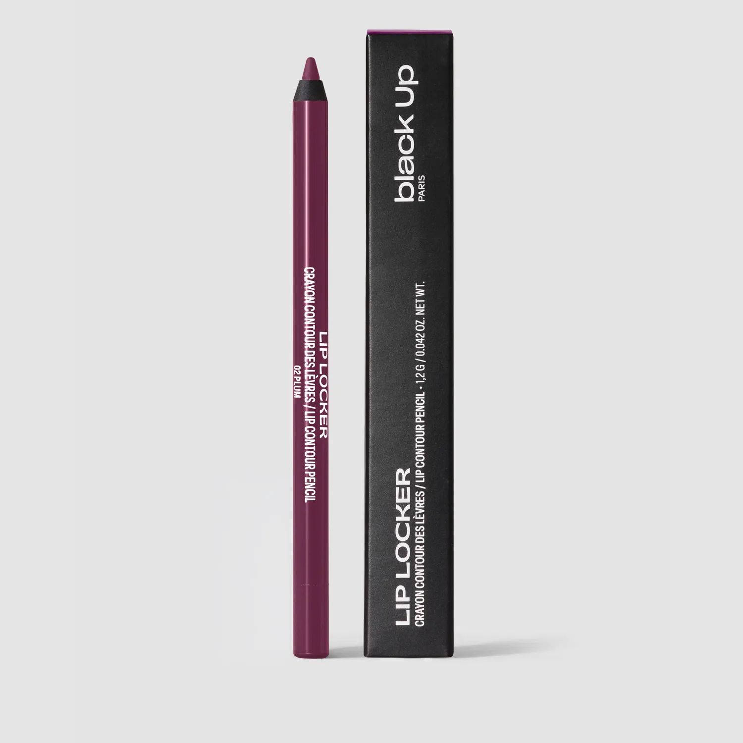 Black Up Lip Locker crayon lèvres plum mat waterproof