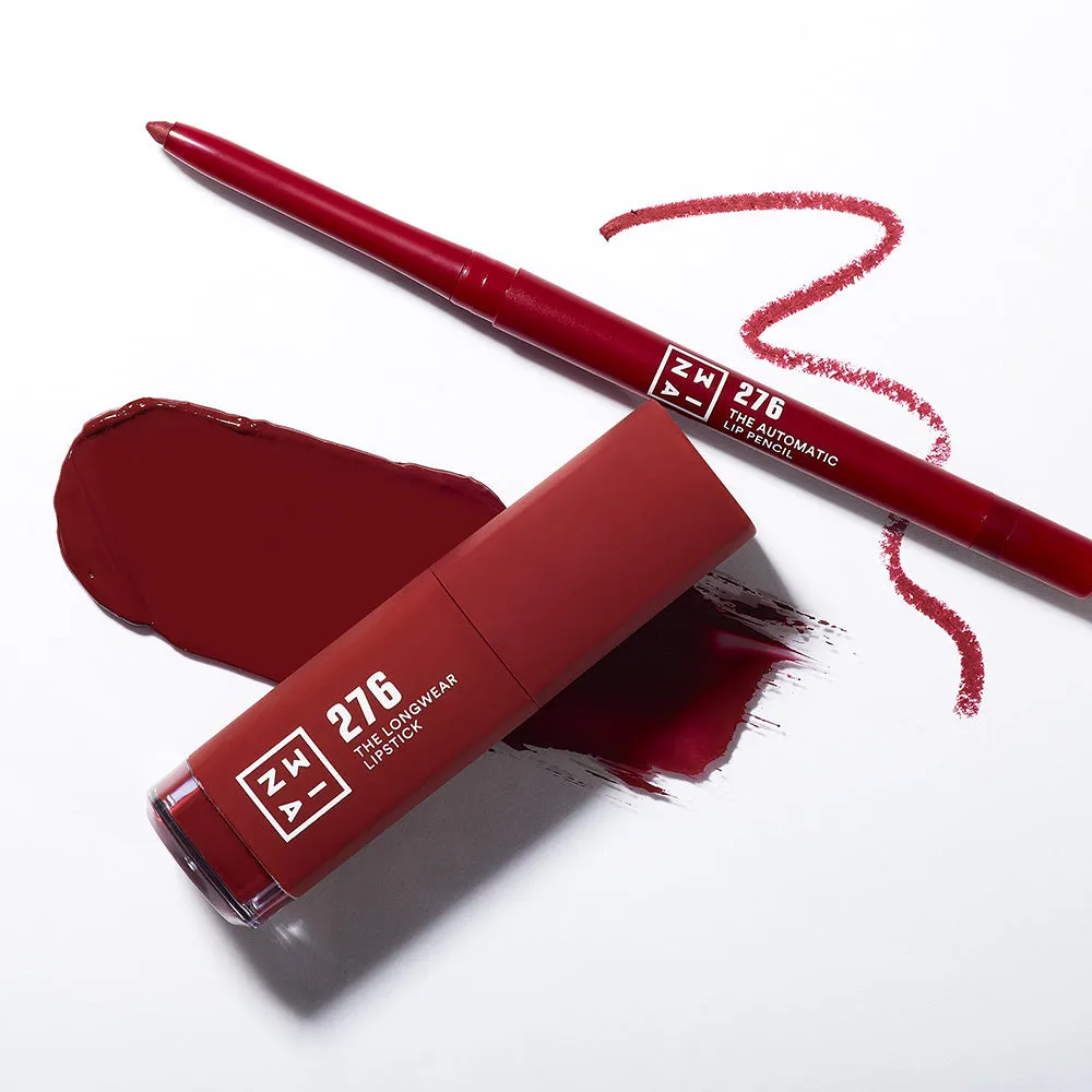 3INA The Longwear Lipstick 276 rouge à lèvres liquide mat 12h
