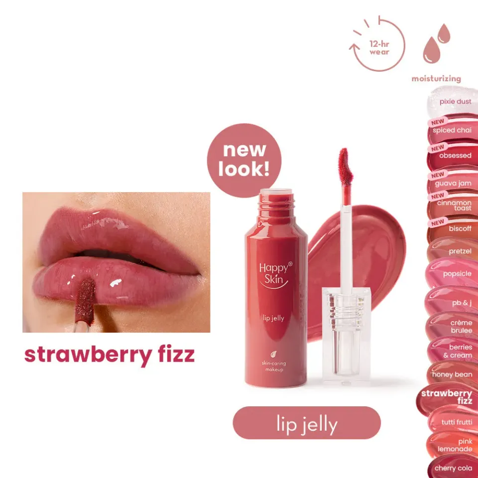 Happy Skin Lip Jelly encre lèvres teinte Biscoff hydratante