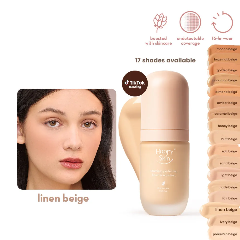 Happy Skin Off Duty fond de teint Porcelain Beige soin