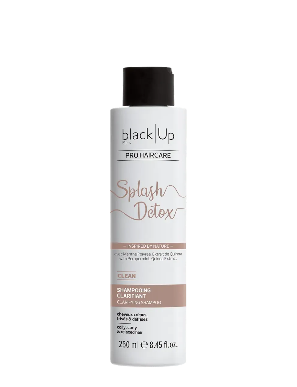 Black Up Splash Detox Shampooing Clarifiant menthe
