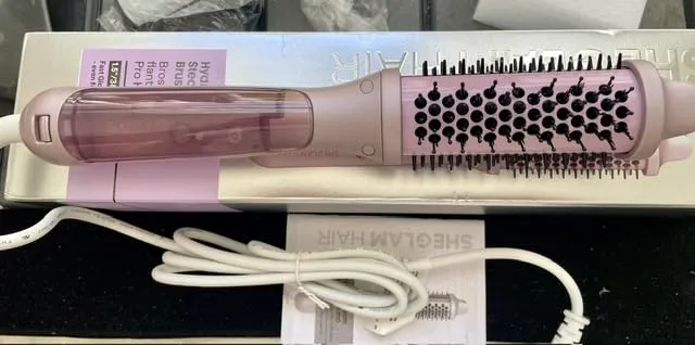 SHEGLAM Brosse Thermique Vapeur brosse 38 mm 4-en-1 lissante