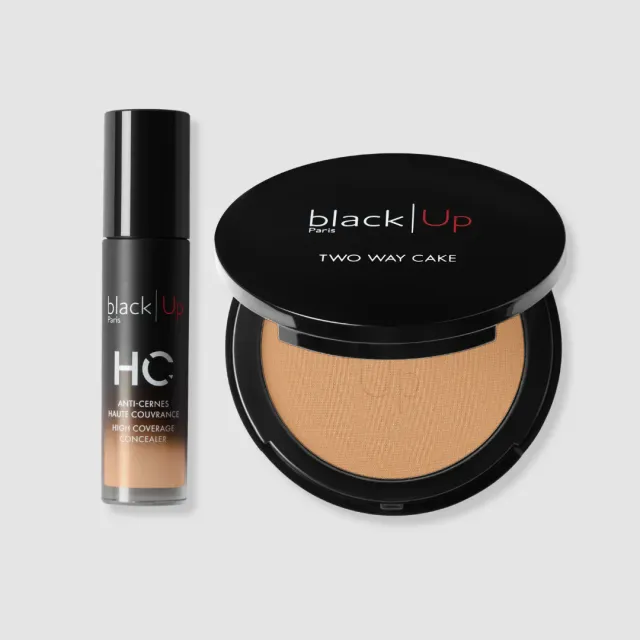 Black Up Duo Teint Uniforme coffret teint 2 pièces haute couvrance