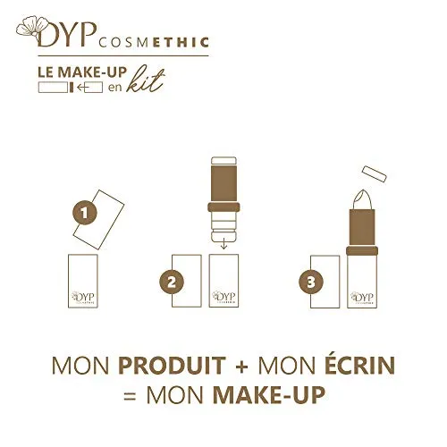 DYP Ecrin Stick 401 écrin vide bois rouge à lèvres