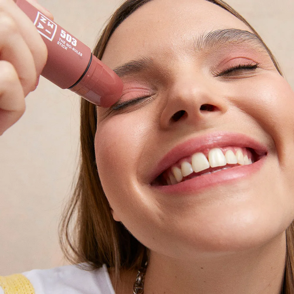 3INA The No-Rules Stick 503 stick blush 3-en-1 hydratant