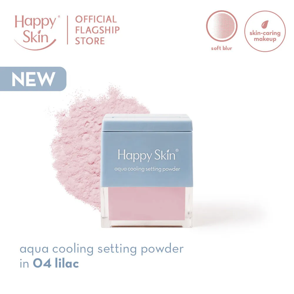 Happy Skin Dew Aqua poudre fixante fraîche semi-mate
