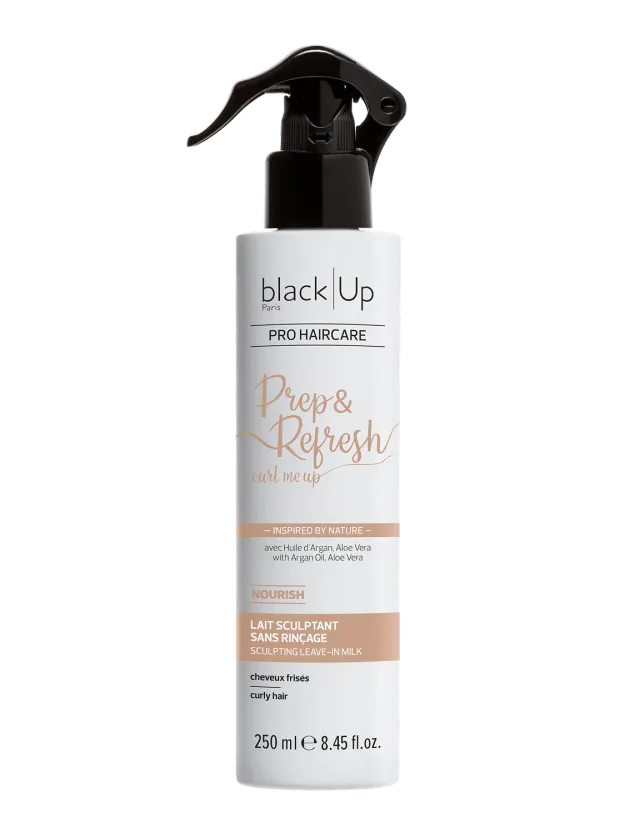 Black Up Curl Me Up lait sculptant boucles argan