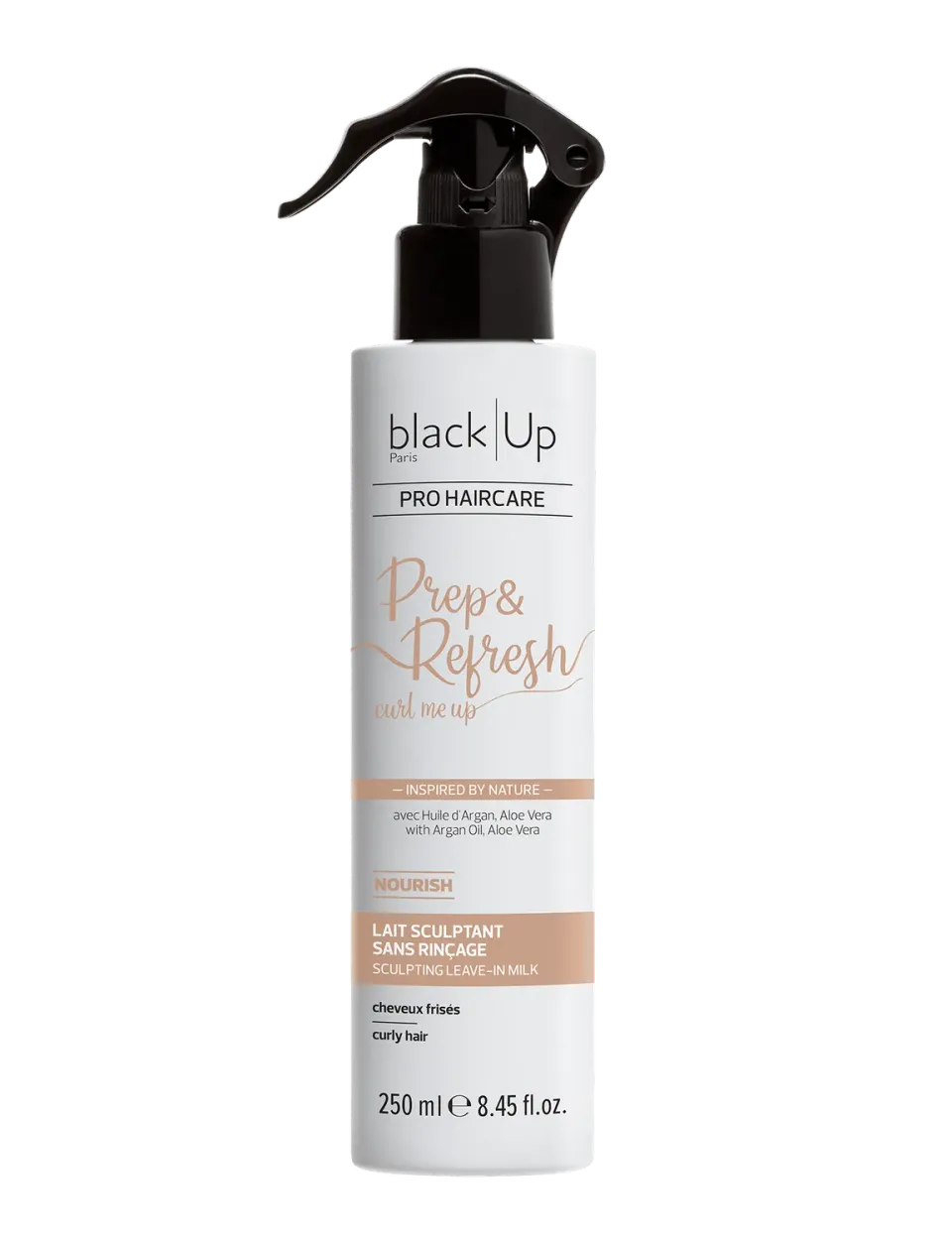 Black Up Curl Me Up lait sculptant boucles argan