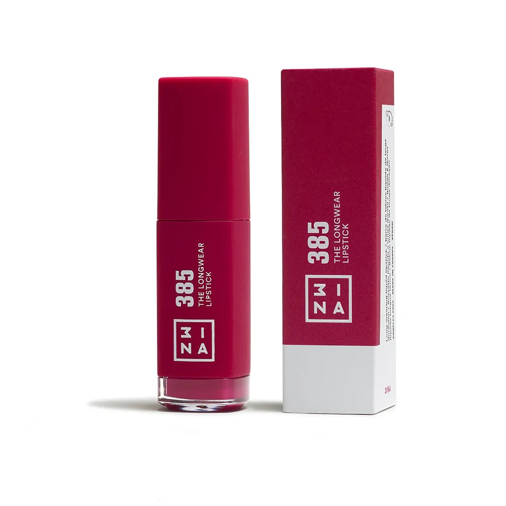3INA The Longwear Lipstick 385 rouge à lèvres mat 12H