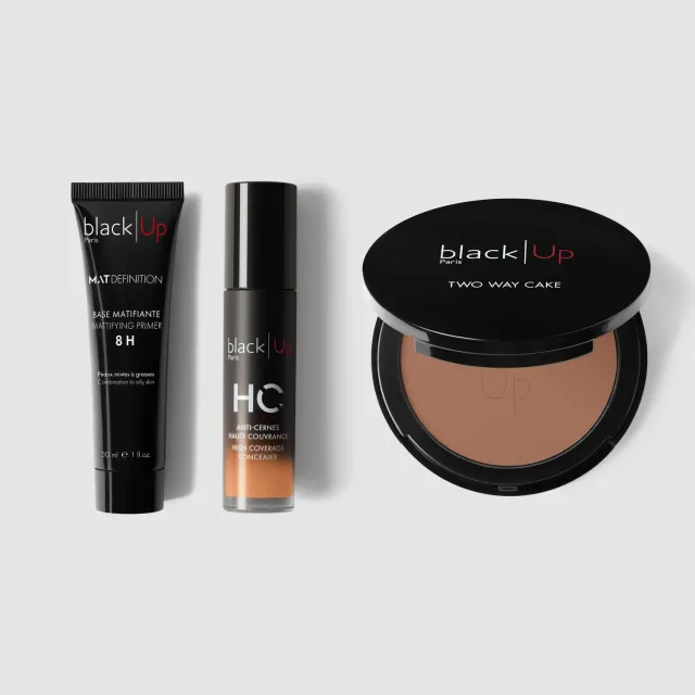 Black Up Trio Teint Mat coffret teint 3 pièces fini mat