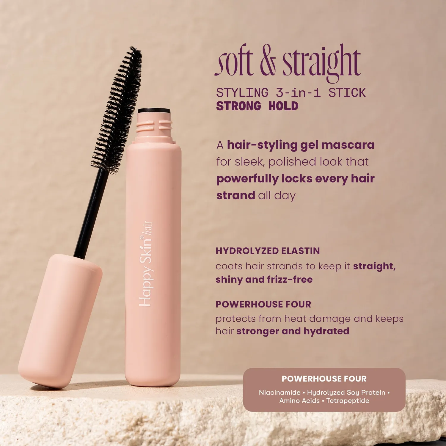 Happy Skin Hair Style and Scent Duo Soft & Straight coffret