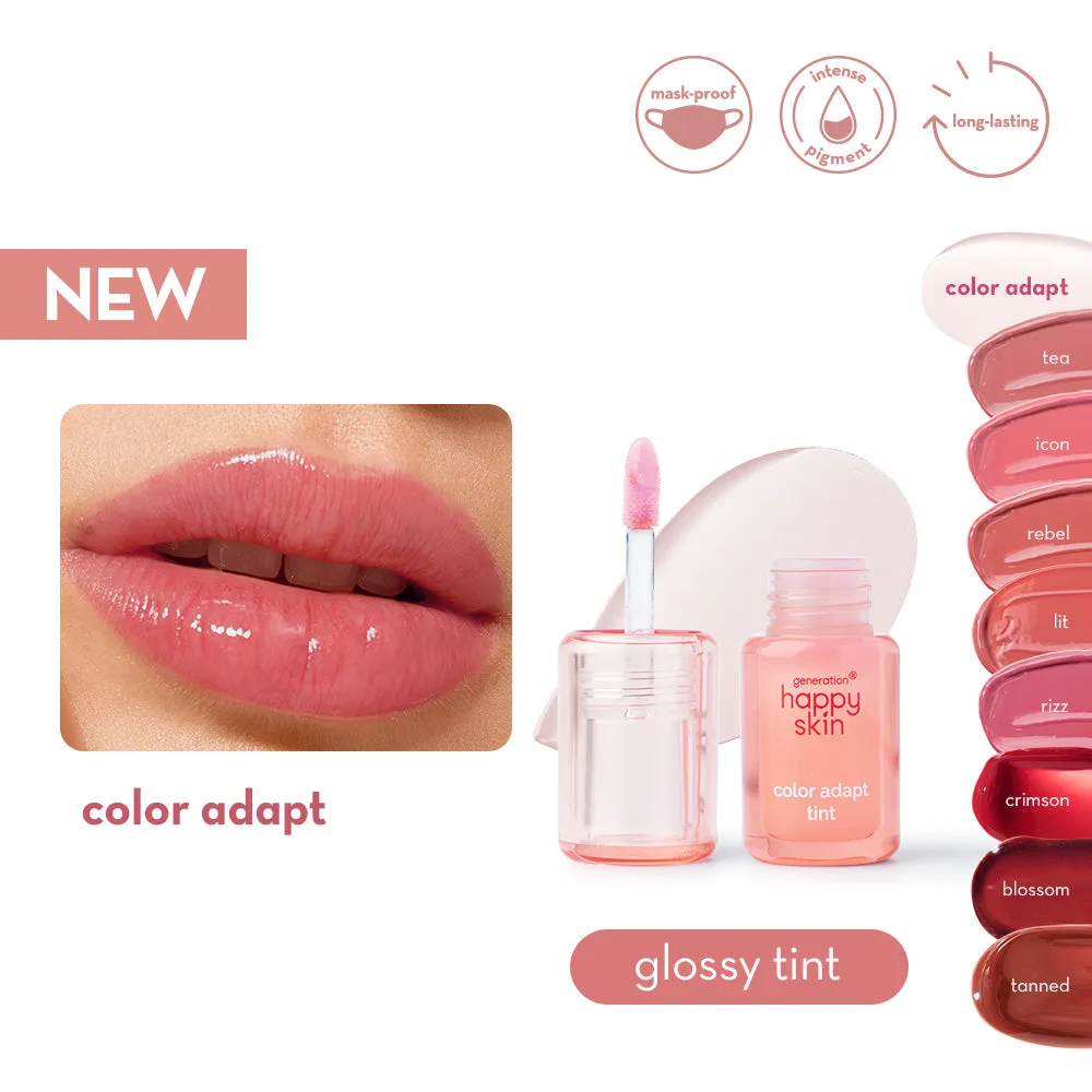 Generation Happy Skin Glossy Tint gloss teinte Crimson
