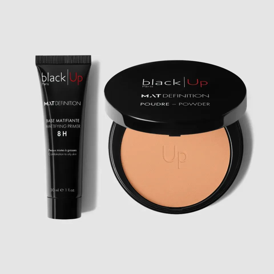 Black Up Duo Fini Mat base + poudre teint mat longue tenue