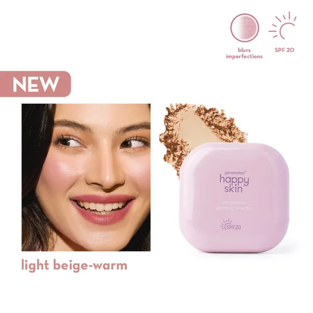 Happy Skin Weightless poudre compacte Light Beige Neutral SPF20