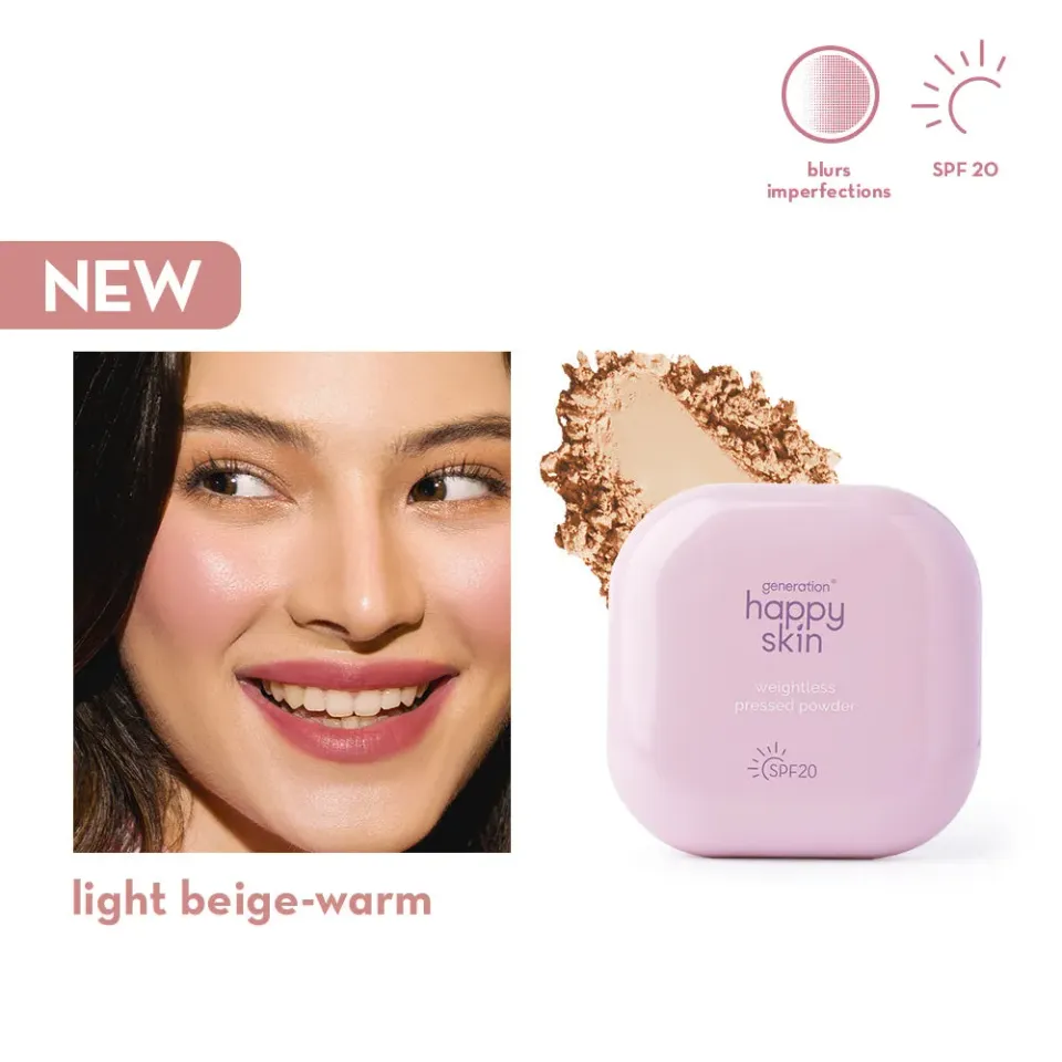 Happy Skin Weightless poudre compacte Light Beige Neutral SPF20