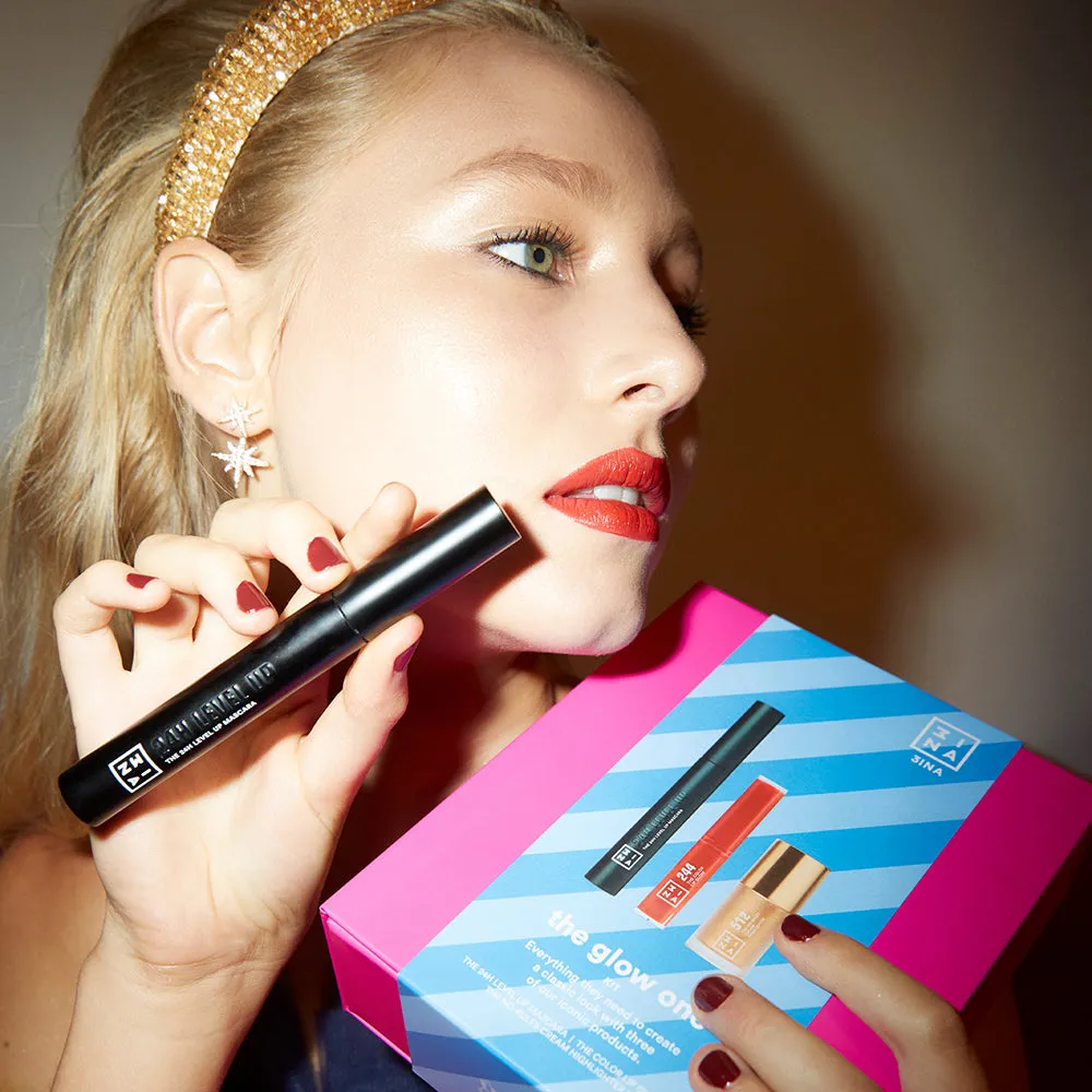 3INA The Glow One Kit kit maquillage mascara highlighter rouge