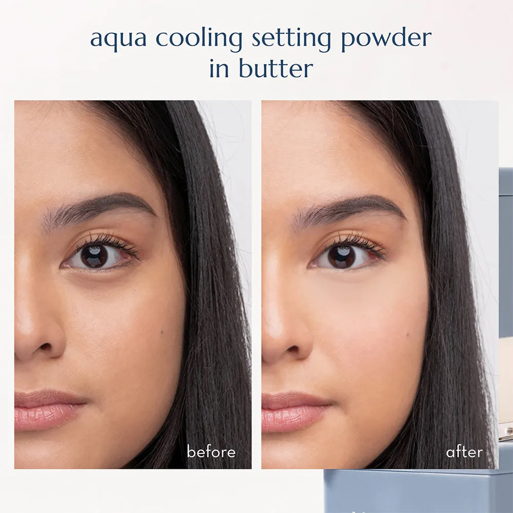 Happy Skin Dew Aqua poudre fixante fraîche semi-mate