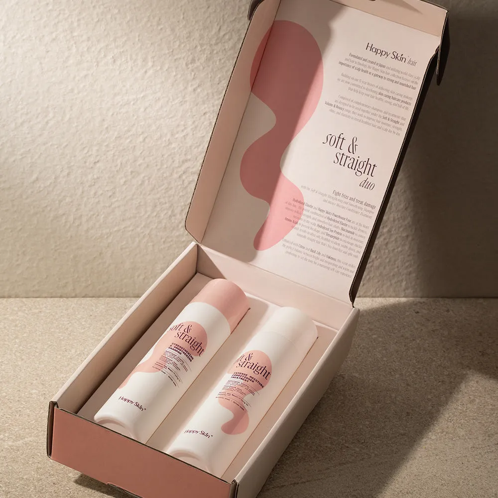 Happy Skin Hair Volume & Bouncy duo shampooing + soin