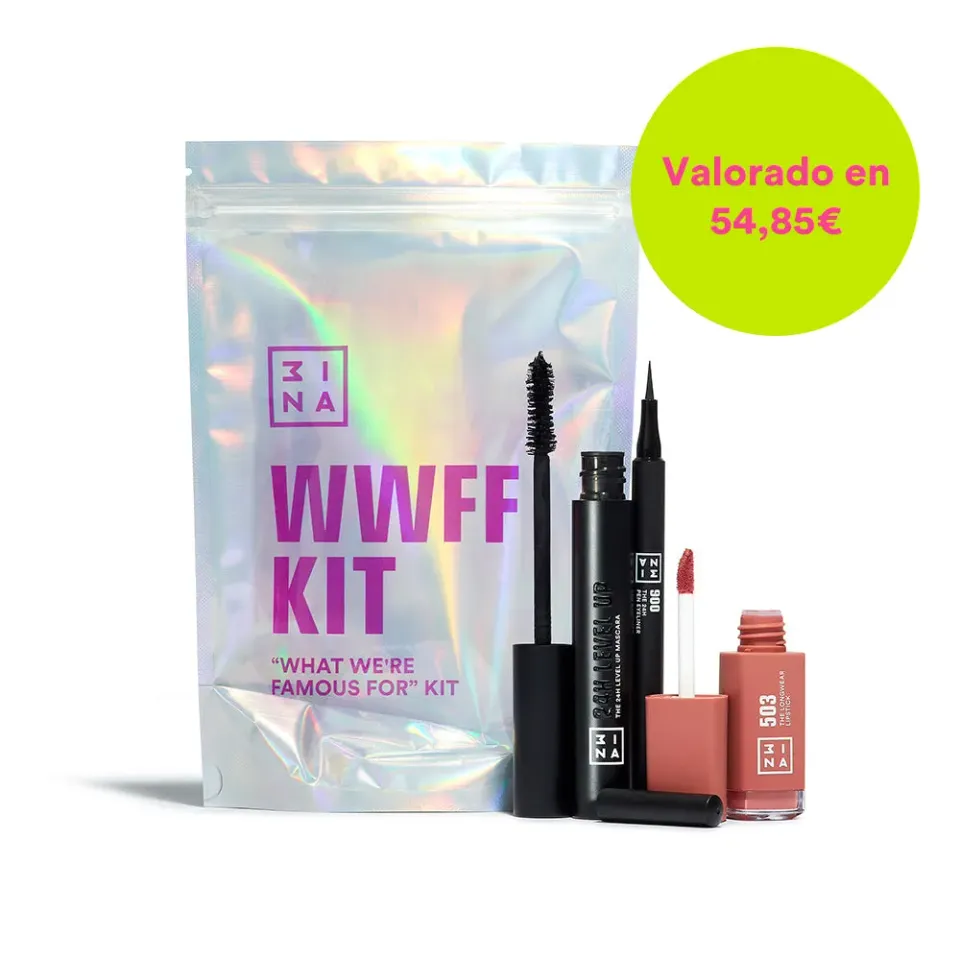 3INA WWFF Kit maquillage eyeliner mascara rouge 503