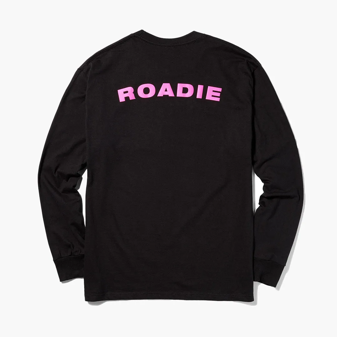 Jones Road The Roadie Long Sleeve t-shirt coton noir XS-XXL