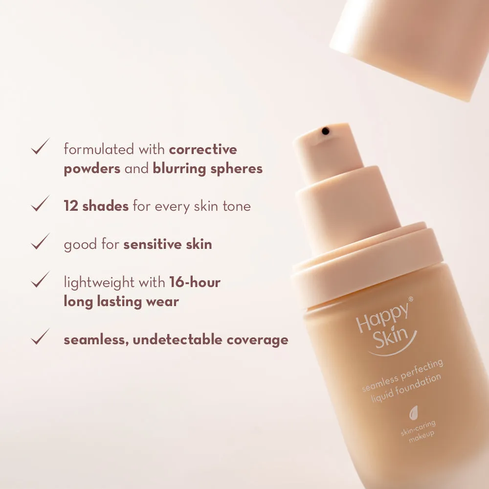 Happy Skin Off Duty Perfect Base Duo fond de teint Nude Beige mat