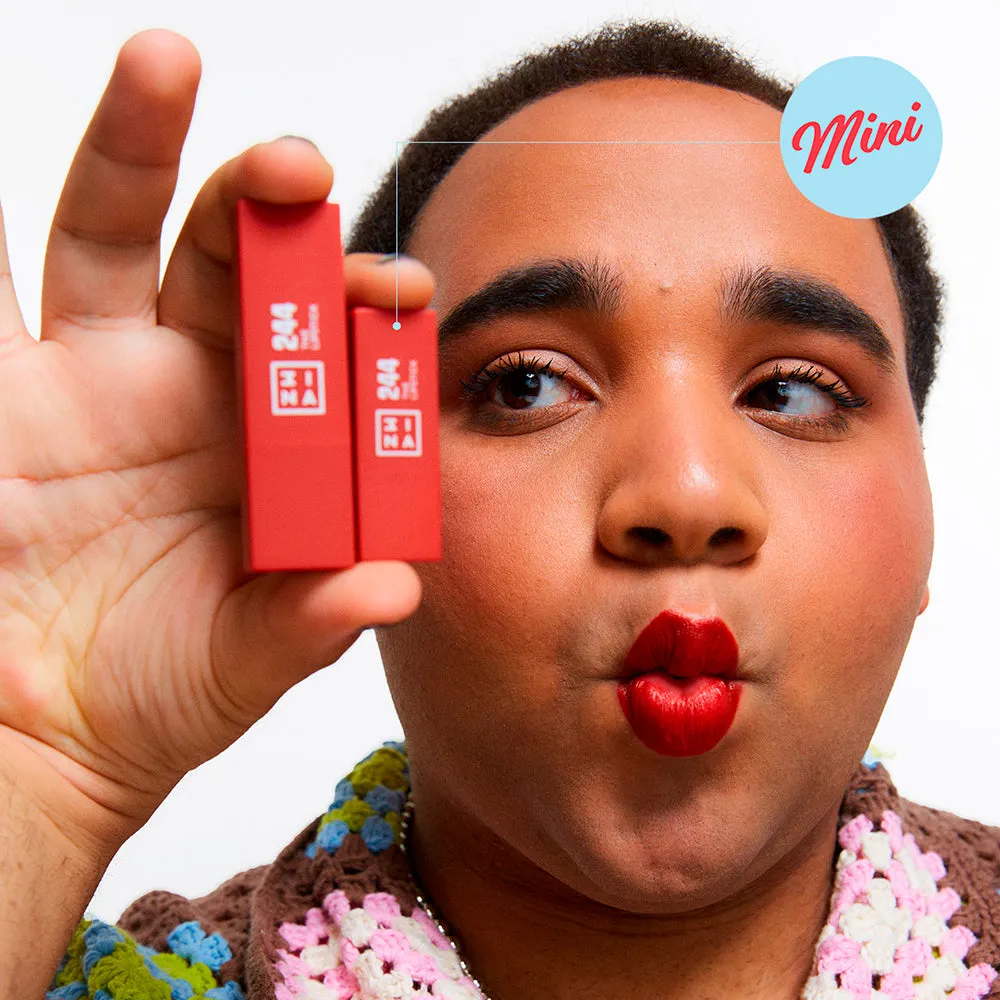 3INA The Lipstick Mini 244 rouge semi-mat confort