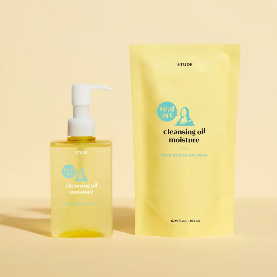 ETUDE Real Art huile démaquillante 2x185ml moisture