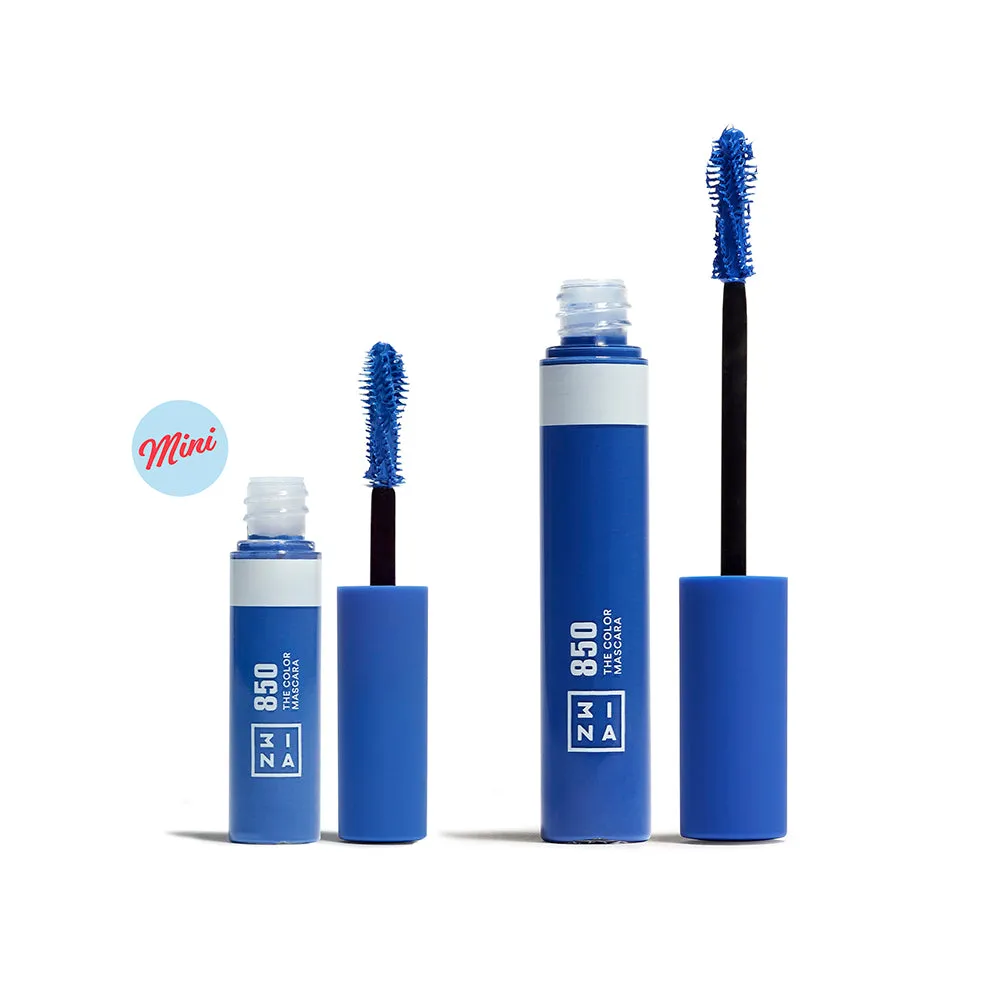 3INA The Color Mascara Mini 850 Mascara Bleu