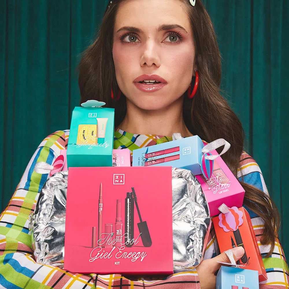 3INA Cool Girl Energy Kit mascara + levres trousse