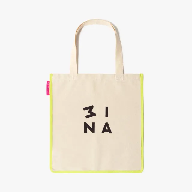 3INA The Tote Bag sac coton réutilisable format essentiel