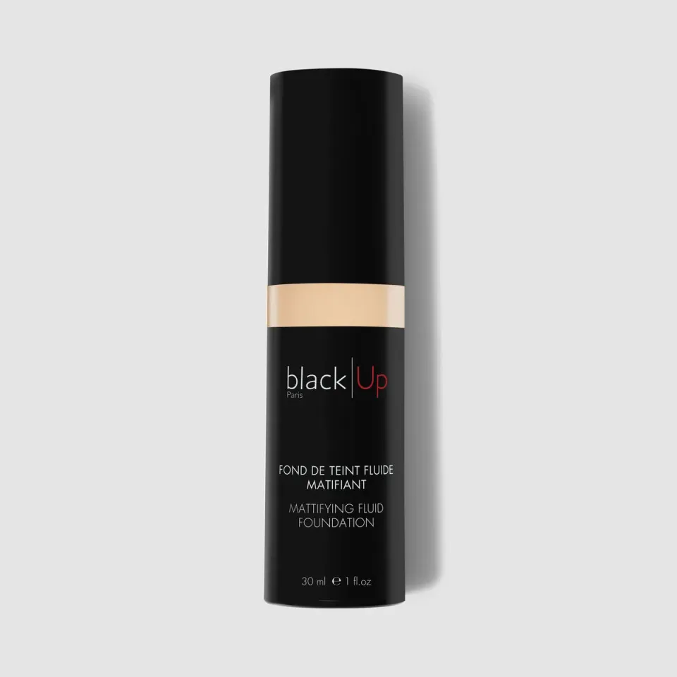 Black Up Fluide Matifiant fond de teint mat peau grasse