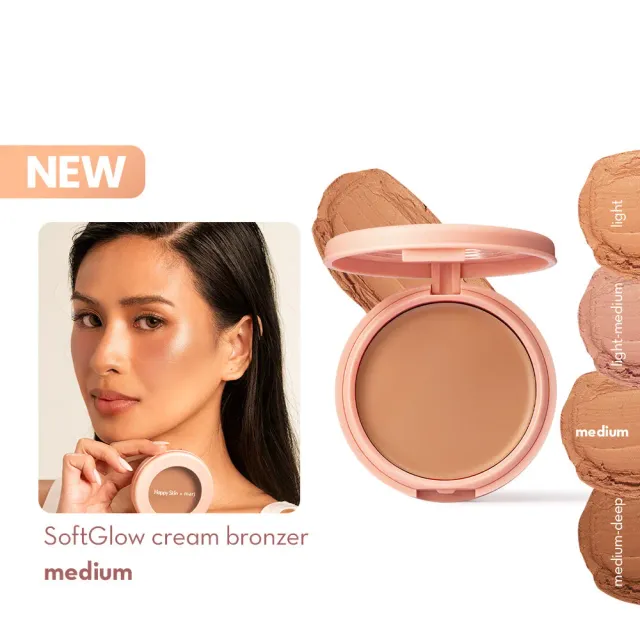 Happy Skin SoftGlow Cream Bronzer crème teinte Light effet soleil