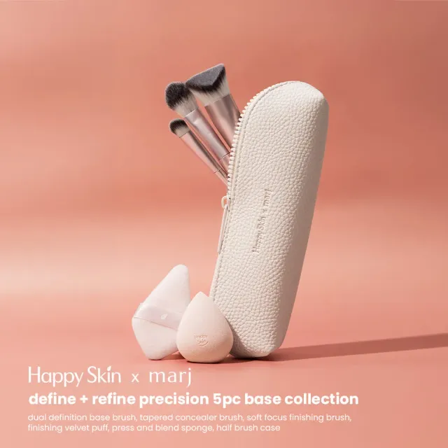 Happy Skin Define + Refine Precision set teint 5 pièces base